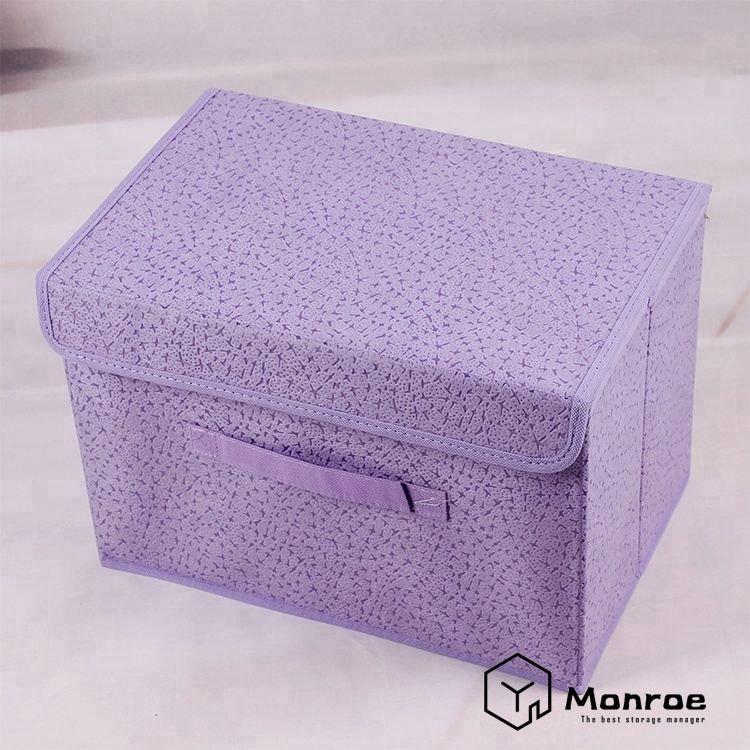Neue Ankunft lila Druck Unterwäsche faltbare Aufbewahrungsbox mit