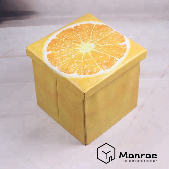 Hochwertiger, ausgefallener Ottomanen-Aufbewahrungshocker mit