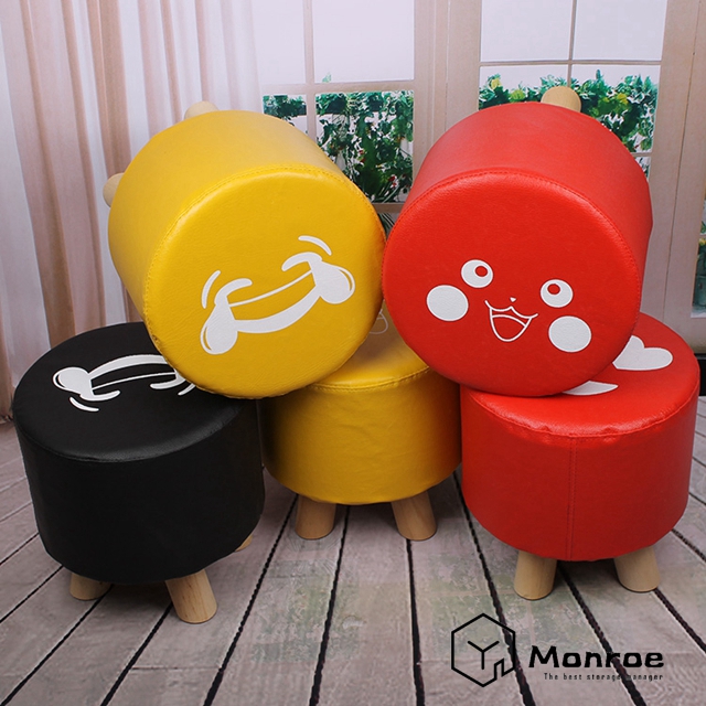 Kreative Mode PU Ausdruck vierbeinigen Hocker Wohnzimmer Fußbett